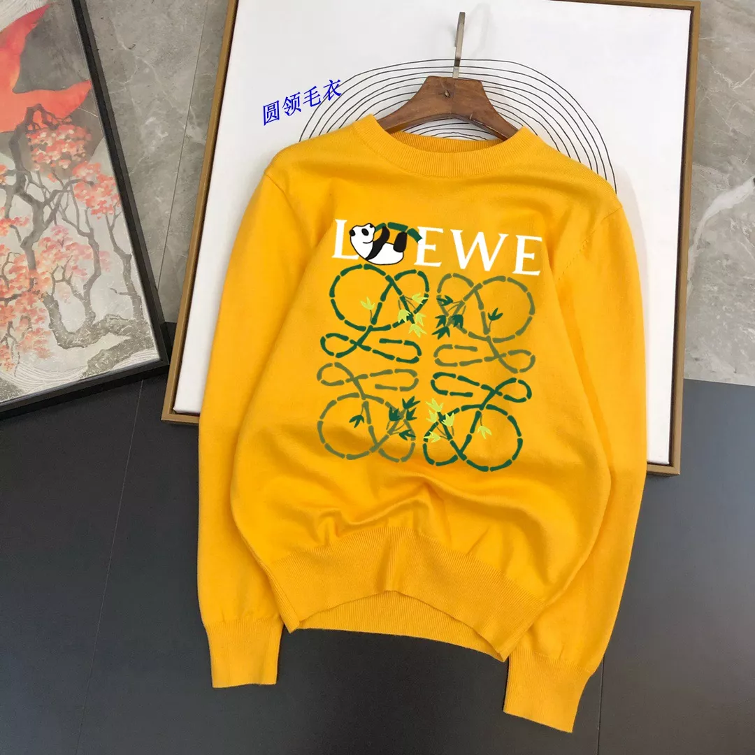 LOEWE Sweaters Long Sleeved For Men Modern 6224