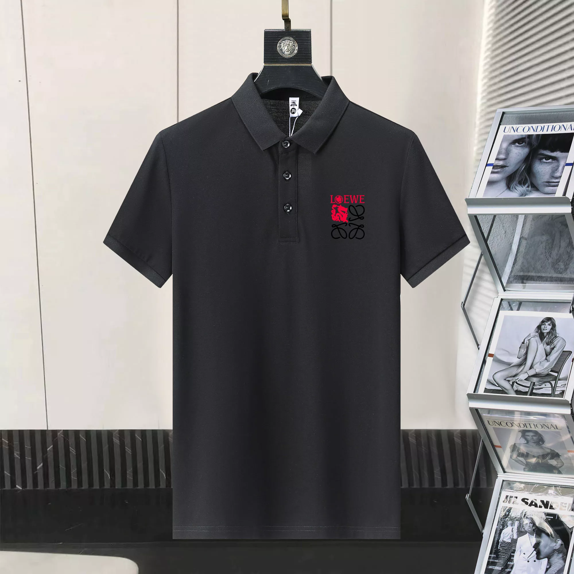 LOEWE T-Shirts Short Sleeved For Men Compact 3157