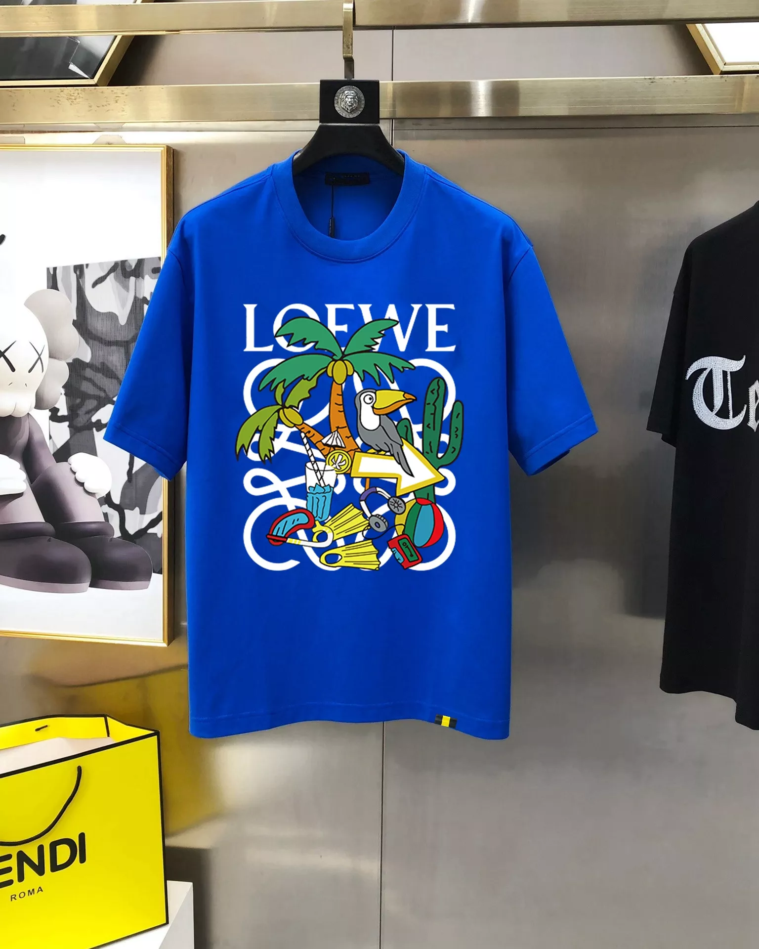 LOEWE T-Shirts Short Sleeved For Men GoodFit 5451