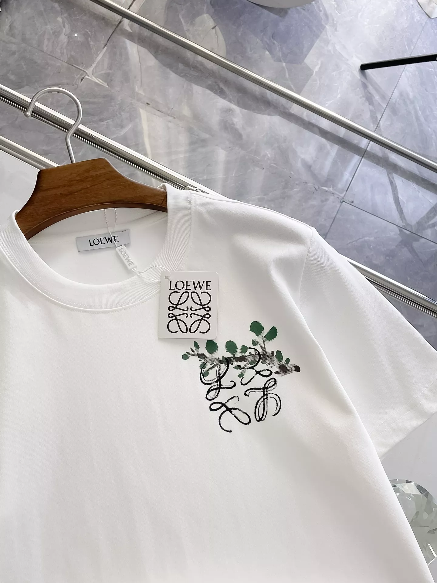 LOEWE T-Shirts Short Sleeved For Men Modern 8242