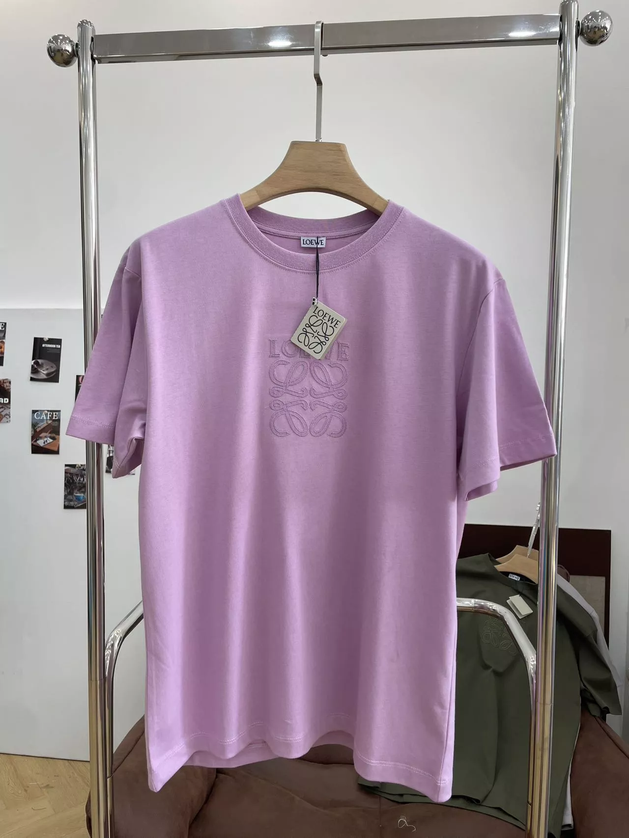 LOEWE T-Shirts Short Sleeved For Unisex AllSeason 5434