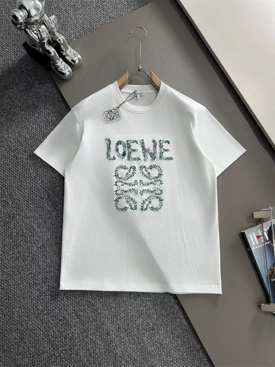 LOEWE T-Shirts Short Sleeved For Unisex Bold 7439