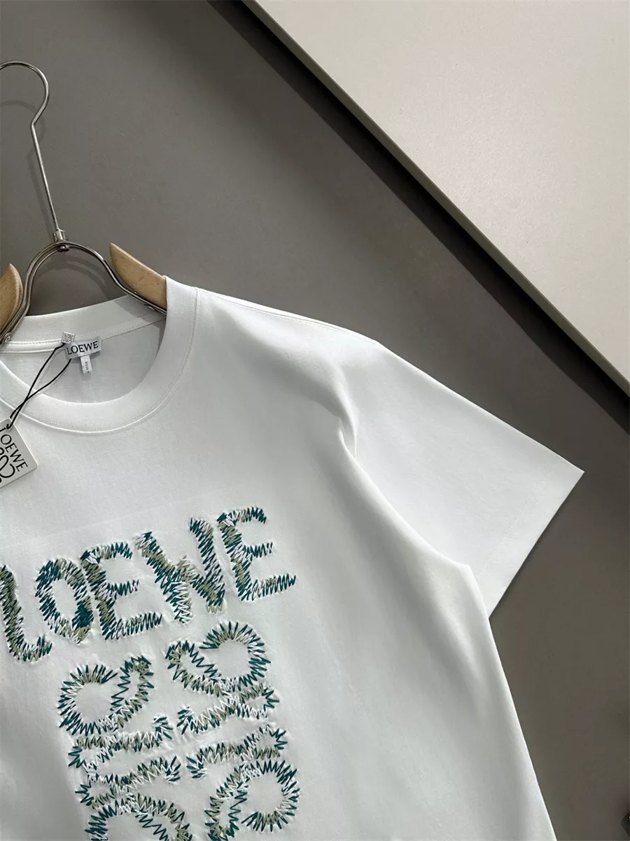 LOEWE T-Shirts Short Sleeved For Unisex Bold 7439