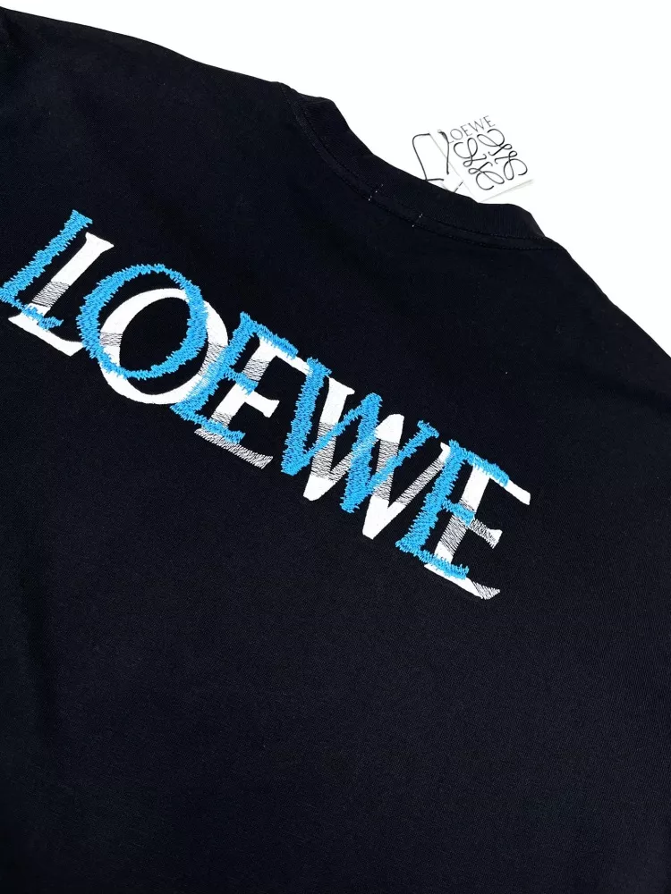 LOEWE T-Shirts Short Sleeved For Unisex Bold 7927