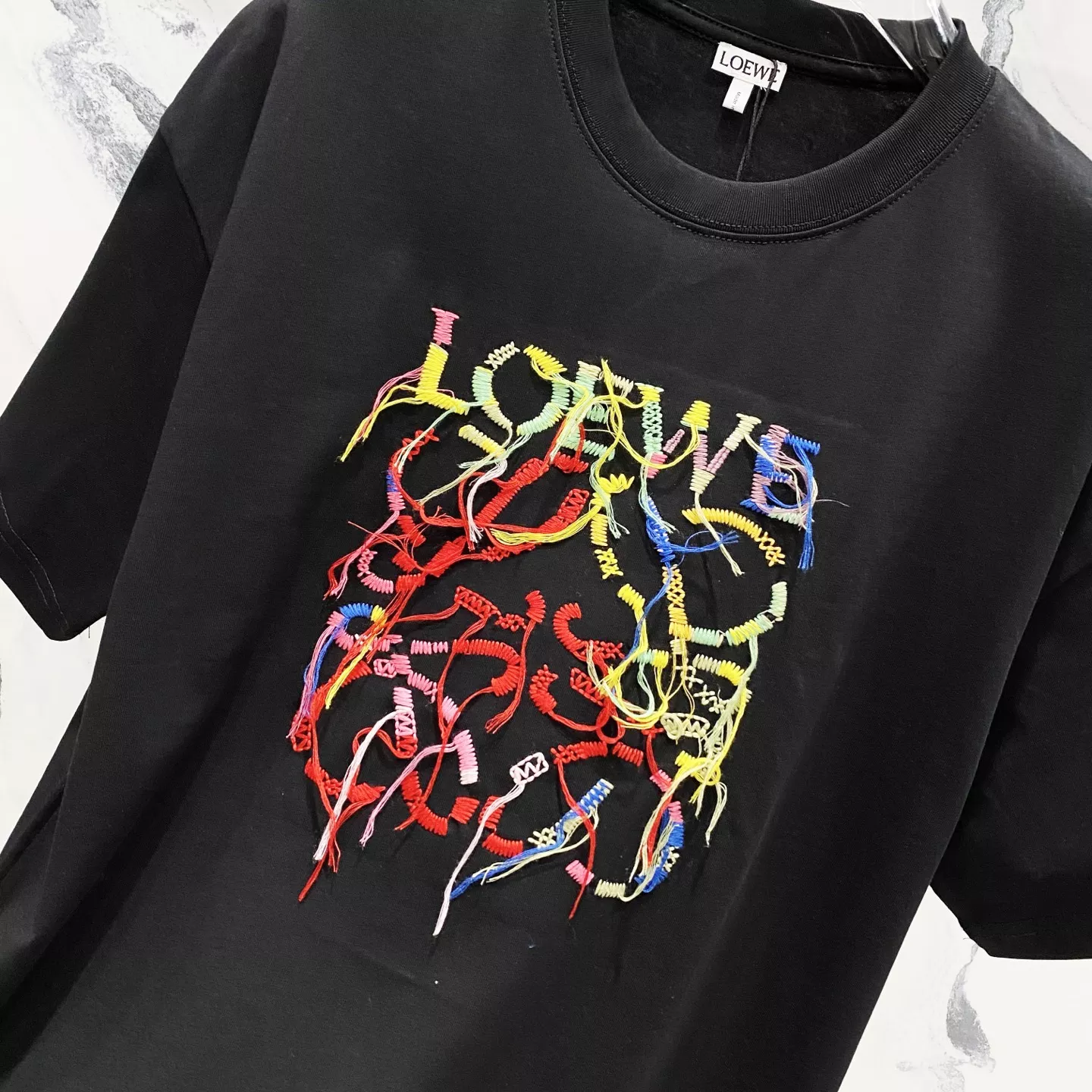 LOEWE T-Shirts Short Sleeved For Unisex Breathable 427