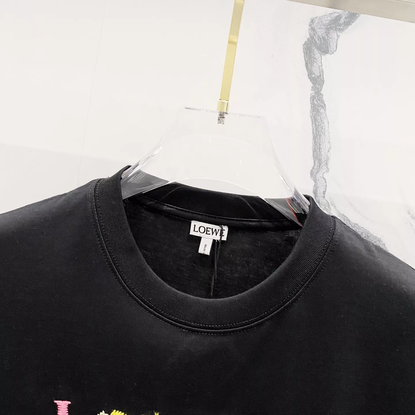 LOEWE T-Shirts Short Sleeved For Unisex Breathable 427