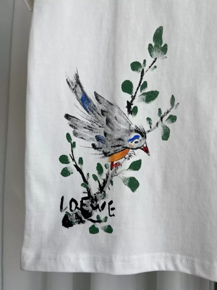 LOEWE T-Shirts Short Sleeved For Unisex DailyWear 5626