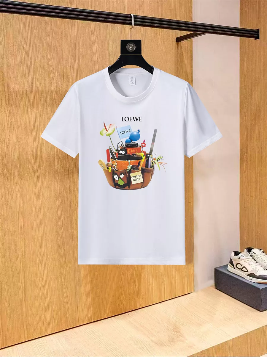 LOEWE T-Shirts Short Sleeved For Unisex Durable 1014