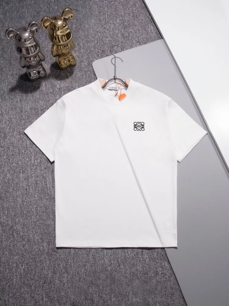 LOEWE T-Shirts Short Sleeved For Unisex Elegant 2932