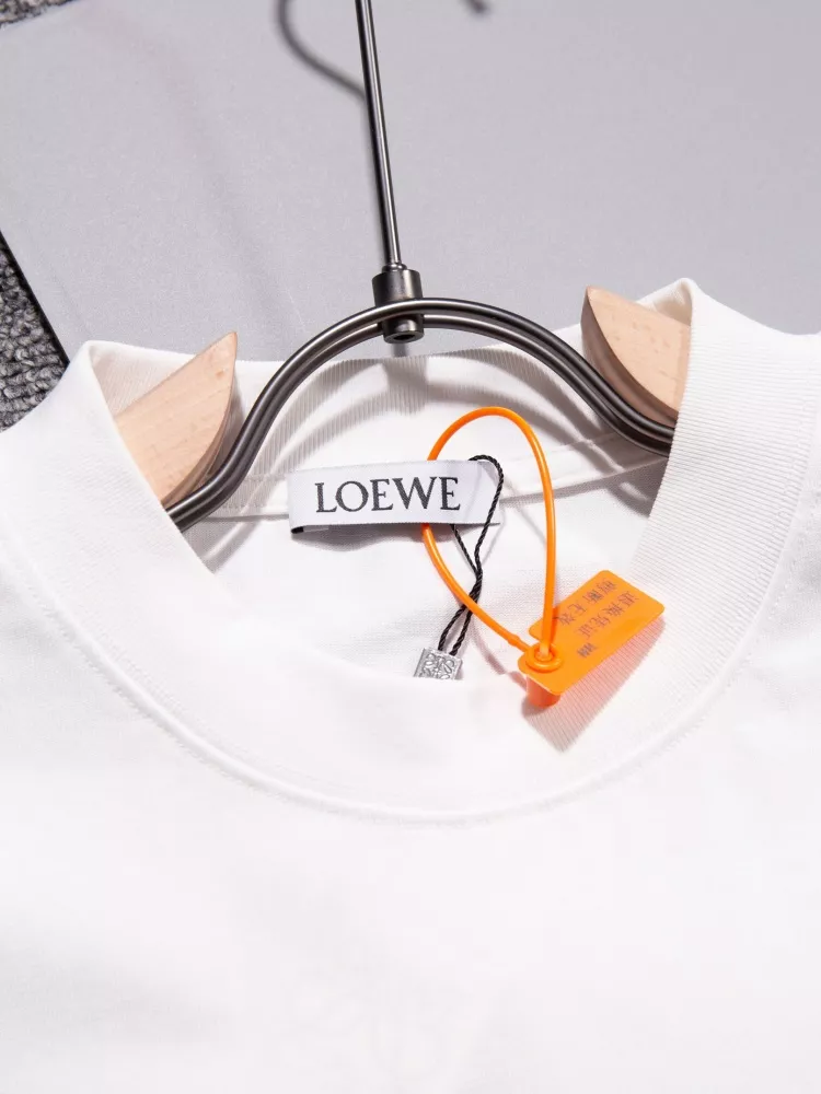 LOEWE T-Shirts Short Sleeved For Unisex Elegant 2932