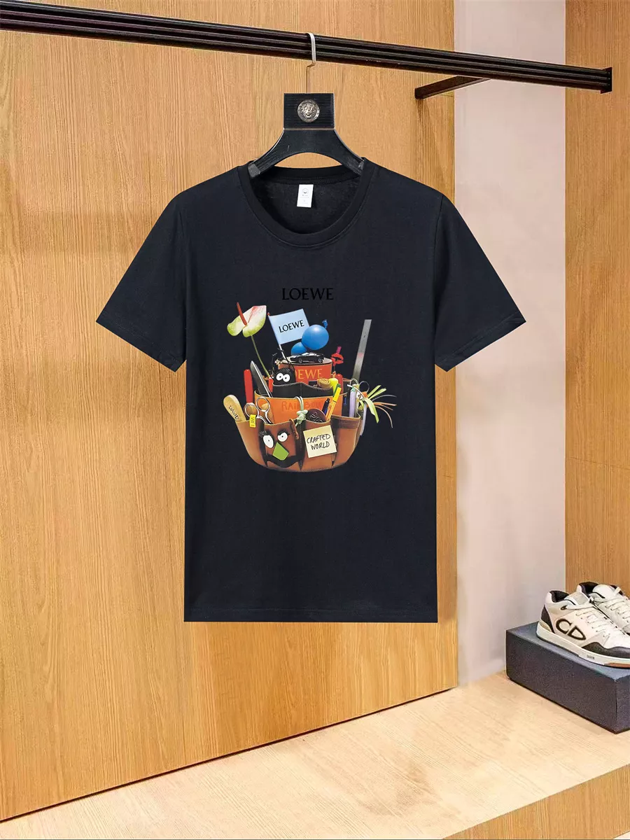 LOEWE T-Shirts Short Sleeved For Unisex Functional 7741