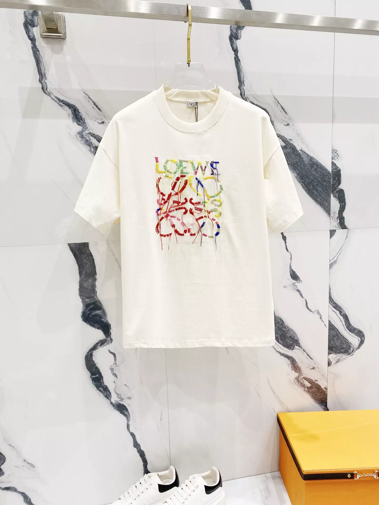 LOEWE T-Shirts Short Sleeved For Unisex Popular 8627