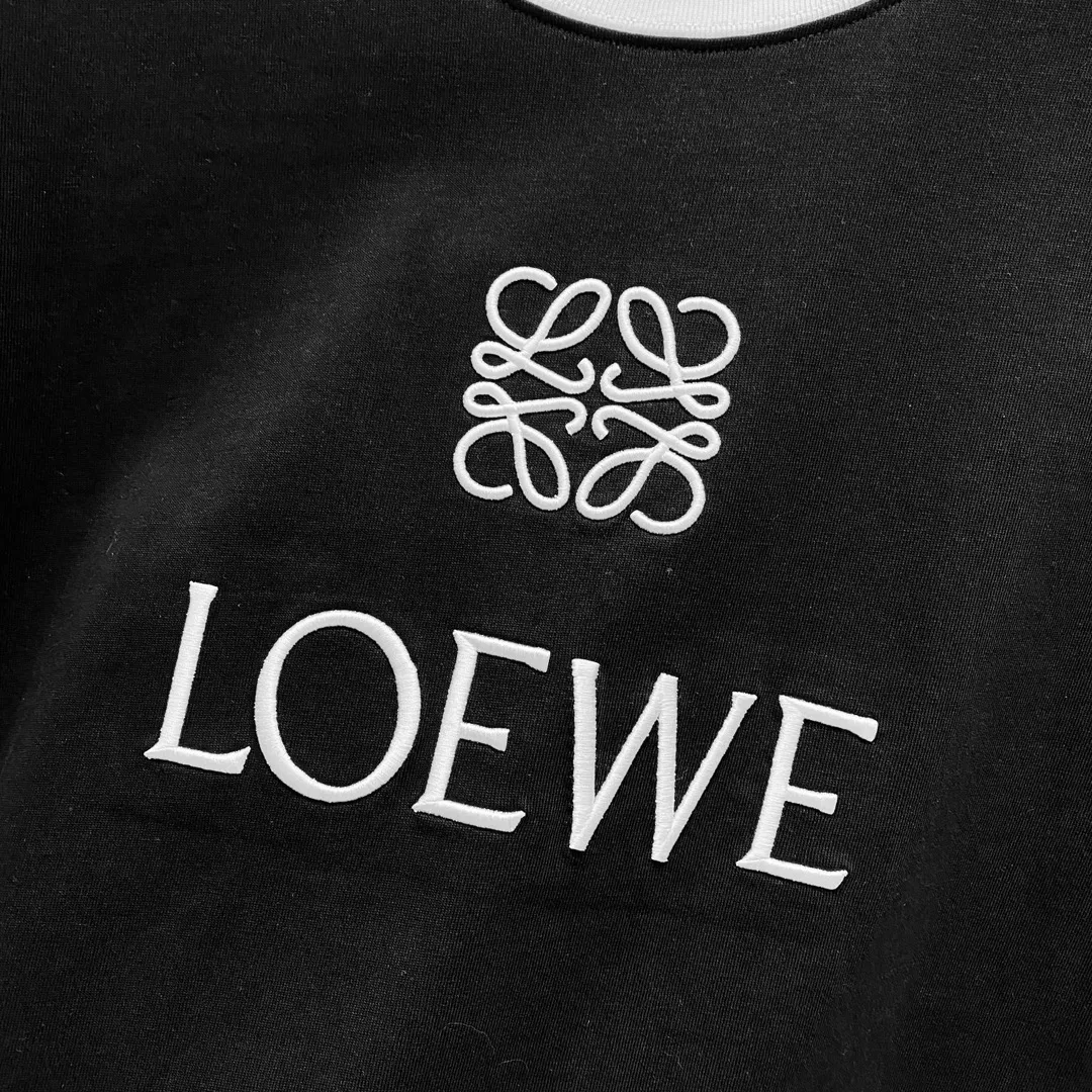 LOEWE T-Shirts Short Sleeved For Unisex Reliable 8121