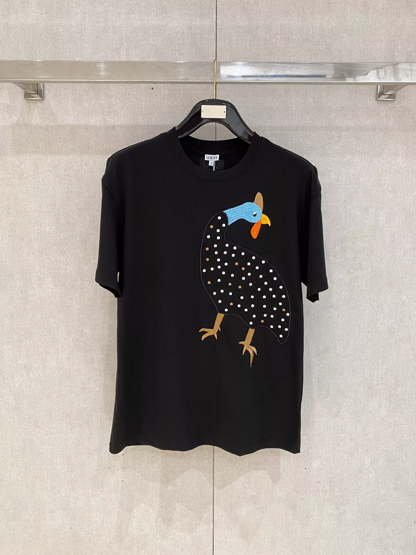 LOEWE T-Shirts Short Sleeved For Unisex Sleek 5984