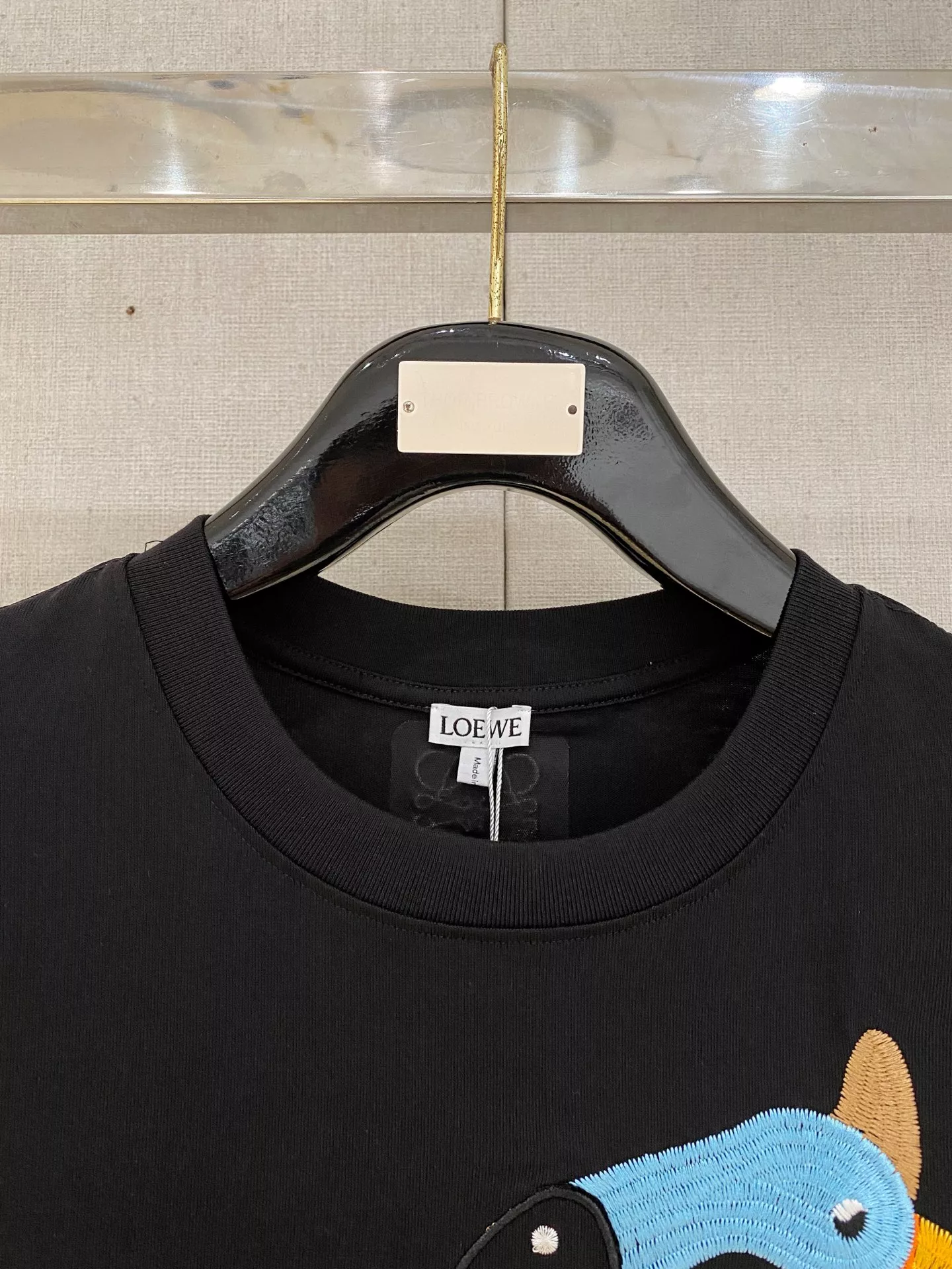 LOEWE T-Shirts Short Sleeved For Unisex Sleek 5984