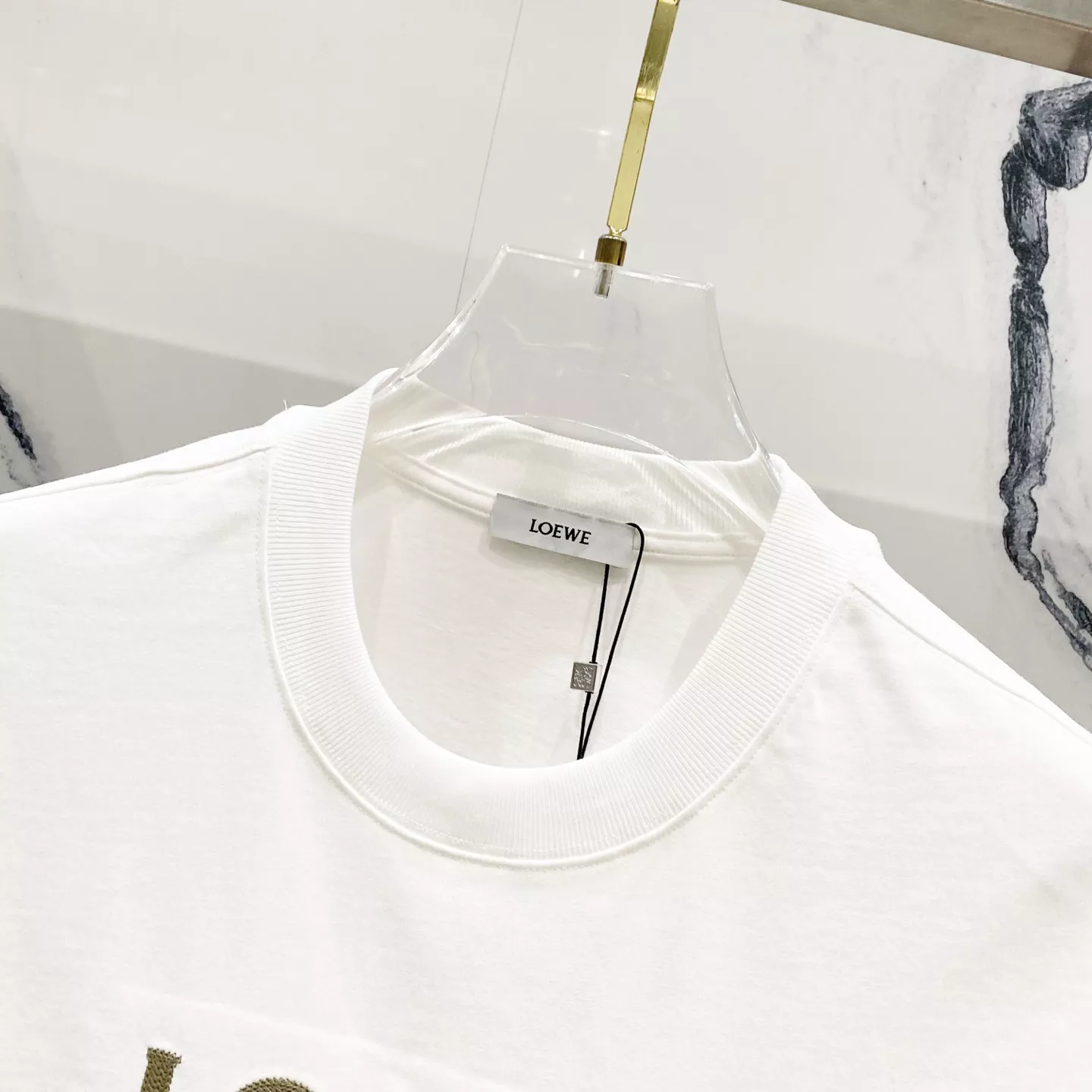 LOEWE T-Shirts Short Sleeved For Unisex Stylish 4849