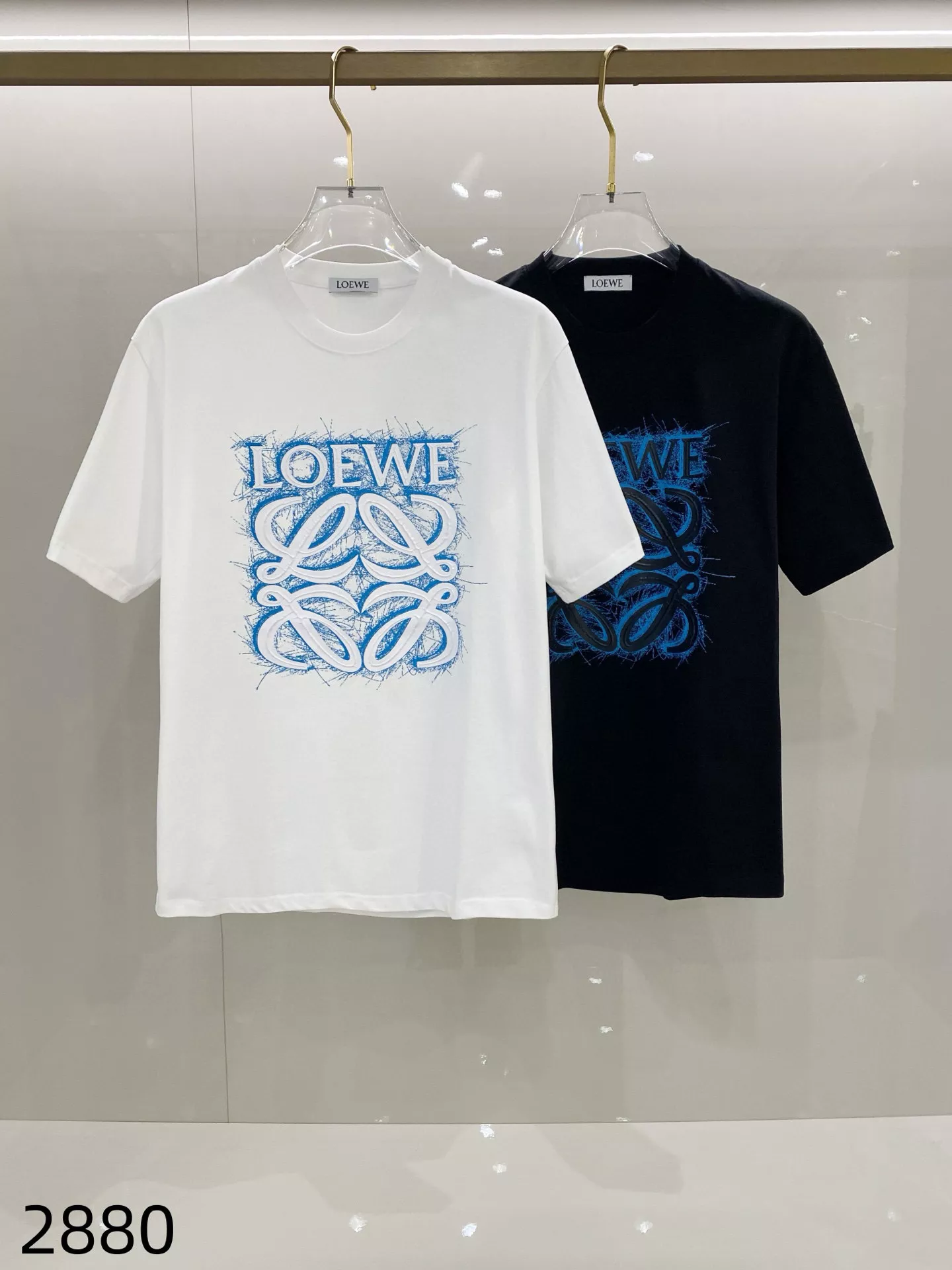 LOEWE T-Shirts Short Sleeved For Unisex Stylish 8646