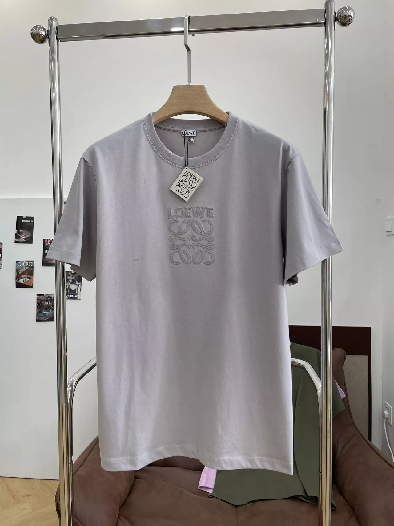 LOEWE T-Shirts Short Sleeved For Unisex Timeless 2273