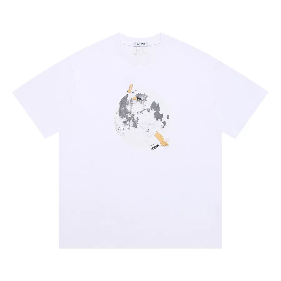 LOEWE T-Shirts Short Sleeved For Unisex Trendsetting 2284