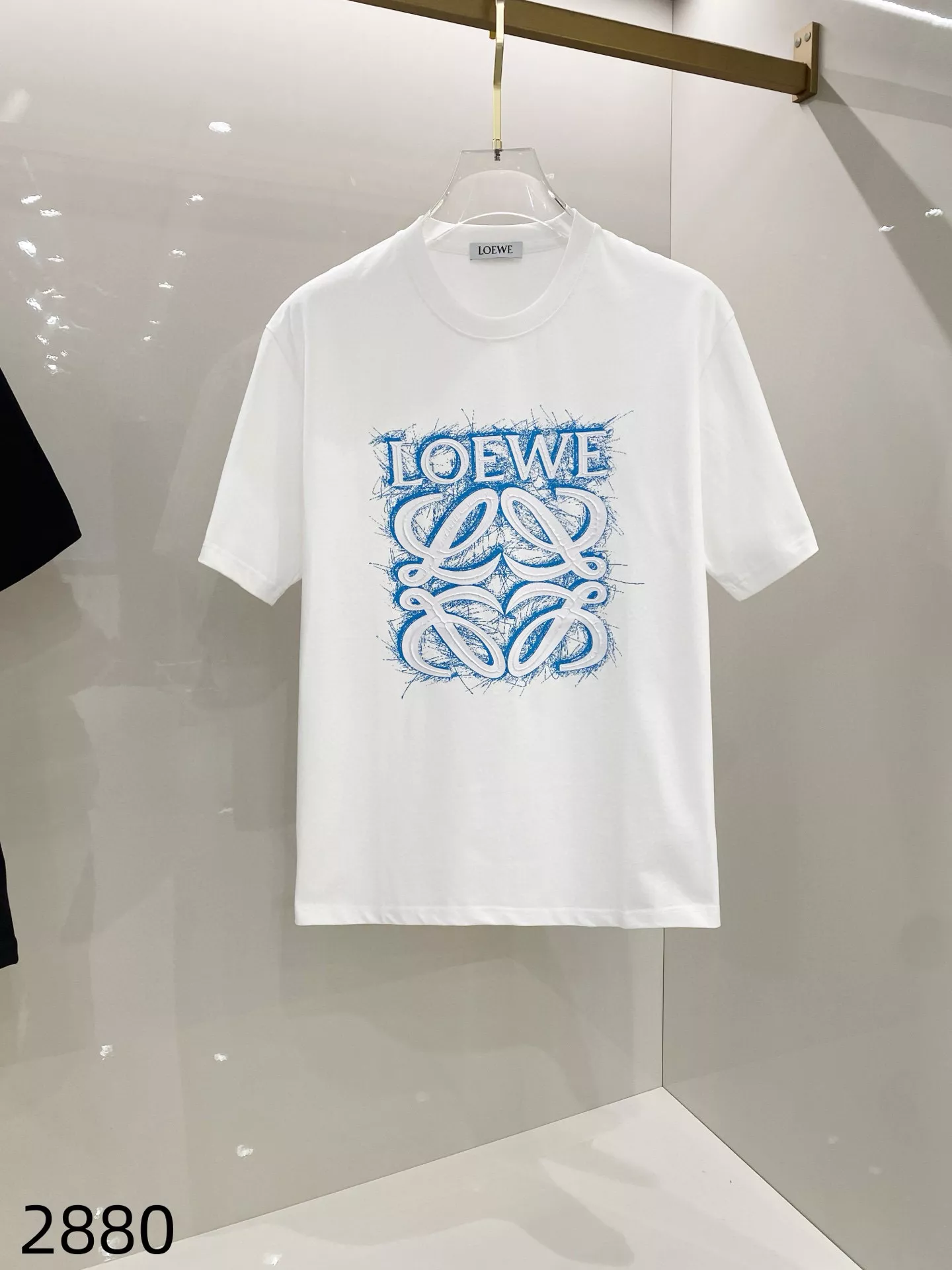 LOEWE T-Shirts Short Sleeved For Unisex Trendy 6540
