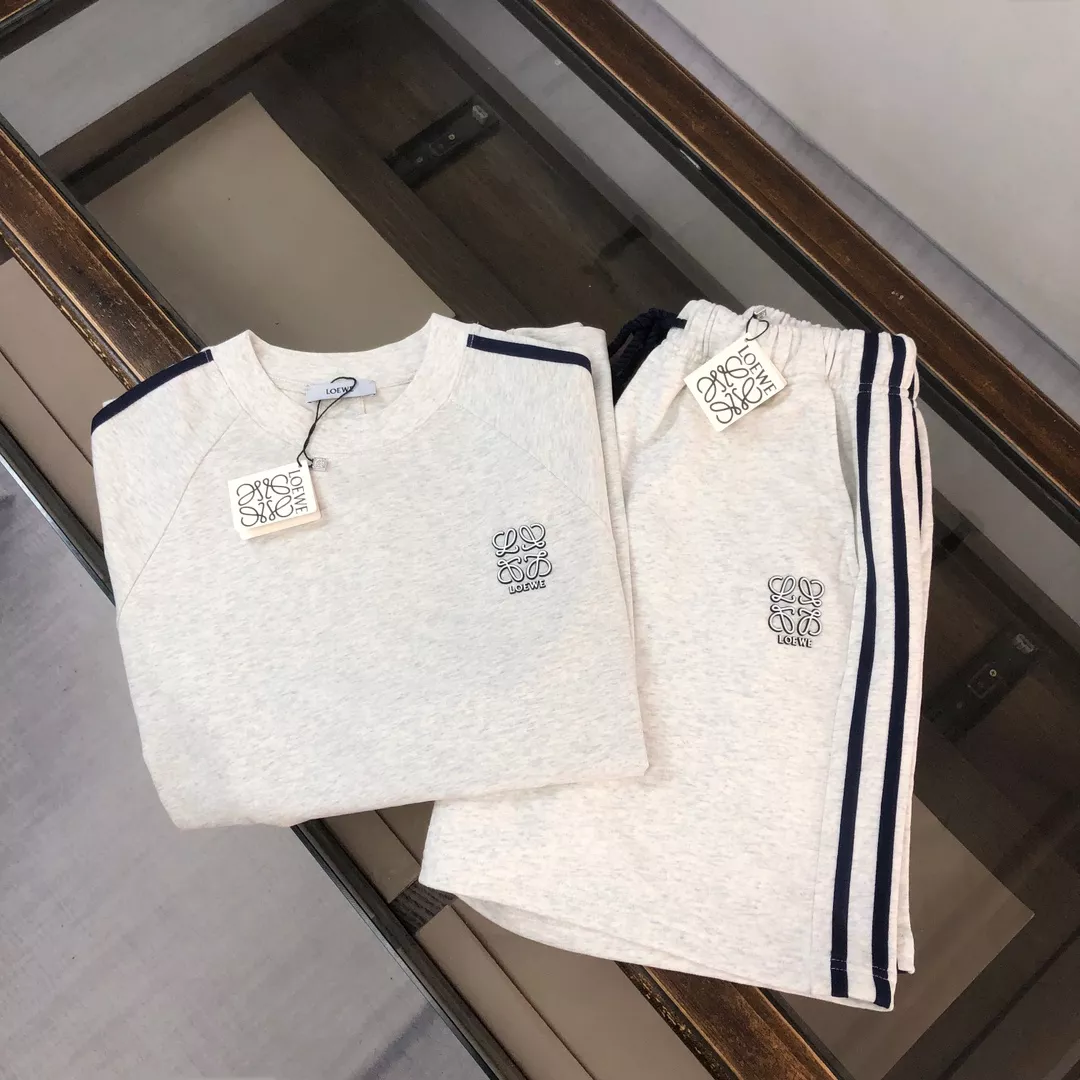LOEWE Tracksuits Short Sleeved For Men Functional 3421