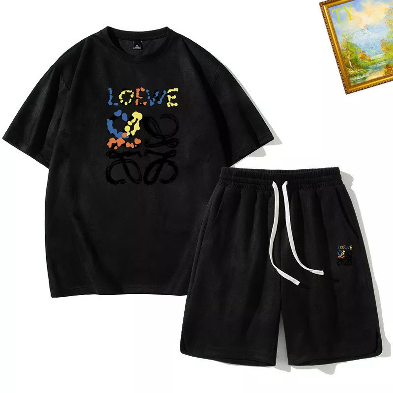 LOEWE Tracksuits Short Sleeved For Men HighQuality 5393