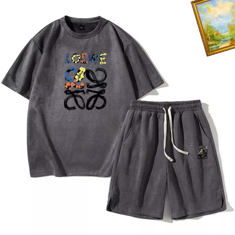 LOEWE Tracksuits Short Sleeved For Men Reliable 8876