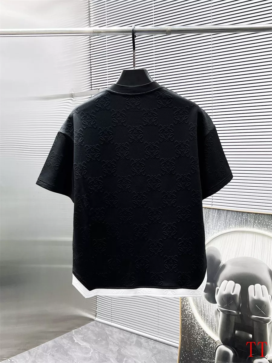 LOEWE Tracksuits Short Sleeved For Men Trendy 2778