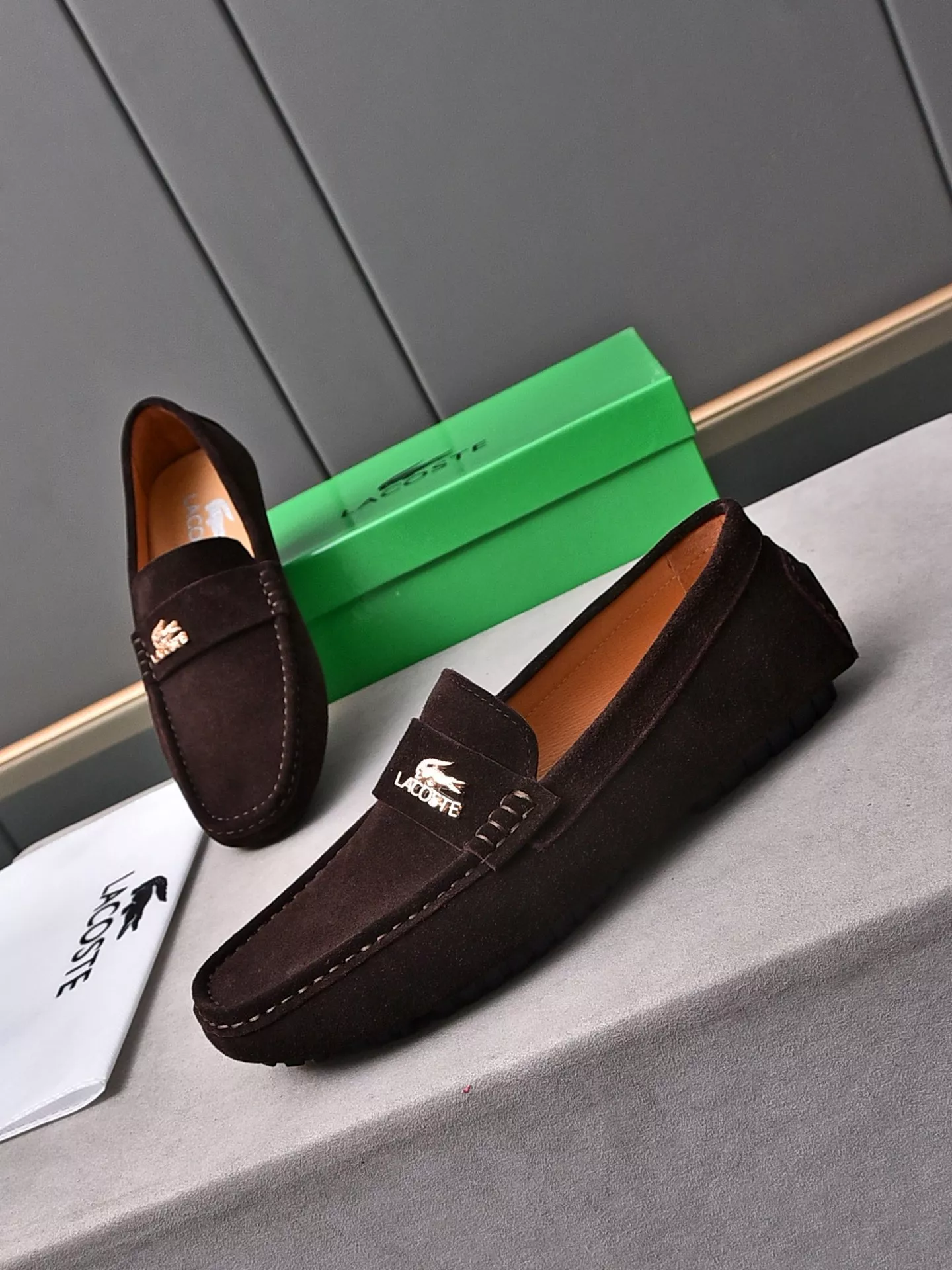 Lacoste Leather Shoes For Men Elegant 4707