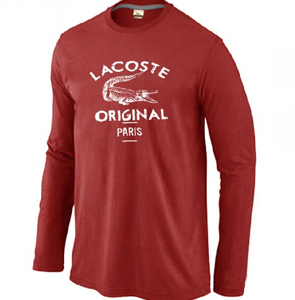Lacoste T-Shirts Long Sleeved For Men Sleek 9141