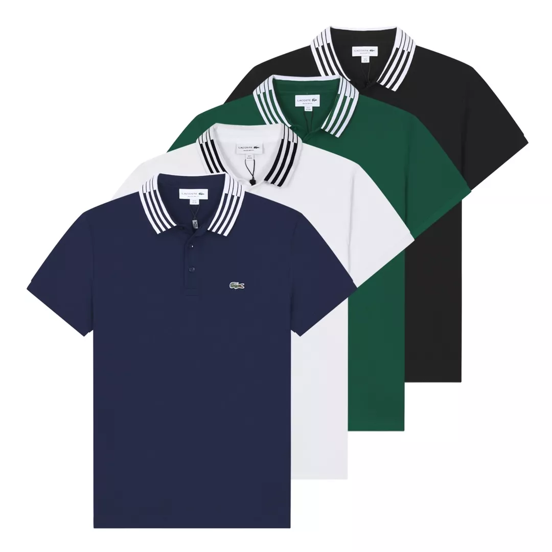 Lacoste T-Shirts Short Sleeved For Men Compact 7745
