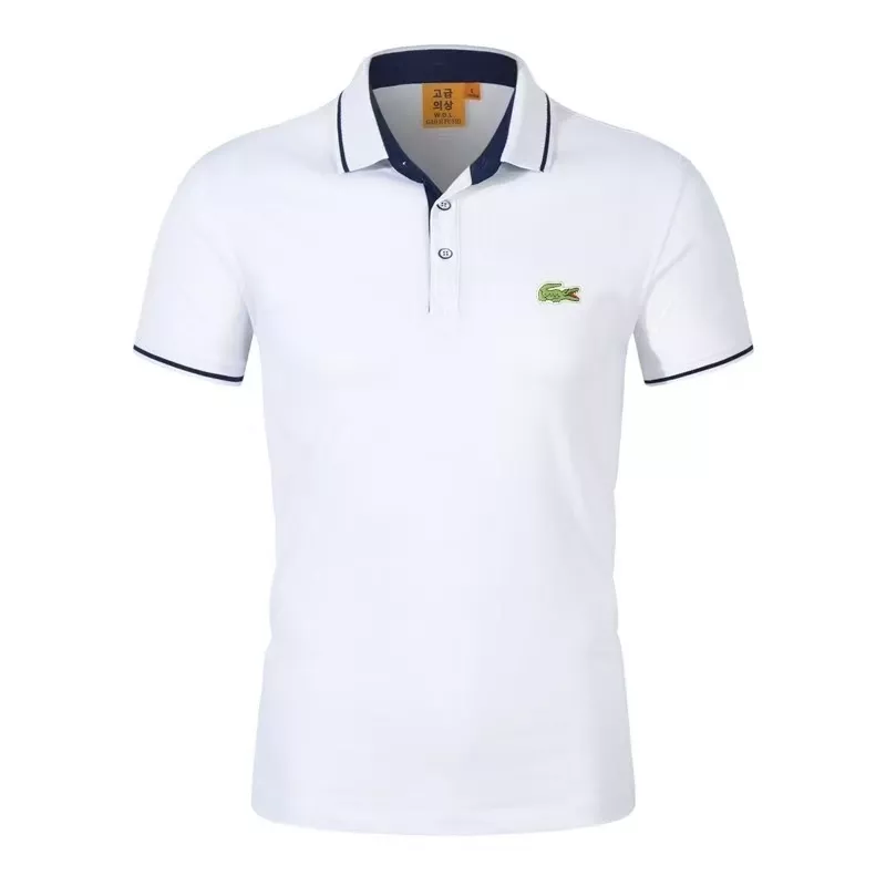 Lacoste T-Shirts Short Sleeved For Men Unique 1819
