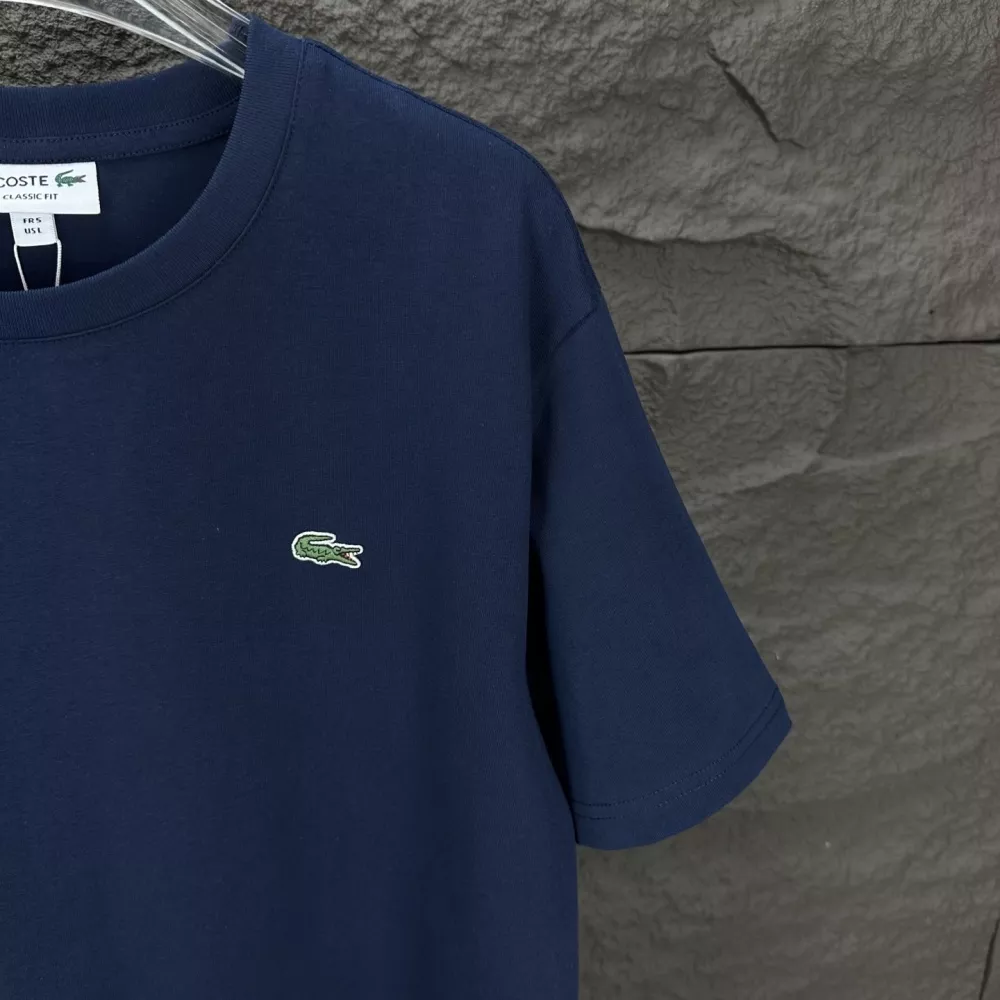 Lacoste T-Shirts Short Sleeved For Unisex Cozy 5760