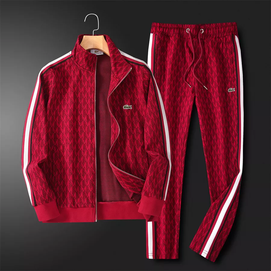 Lacoste Tracksuits Long Sleeved For Men Comfortable 3384