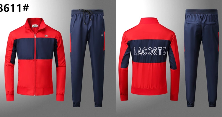 Lacoste Tracksuits Long Sleeved For Men Stylish 6638