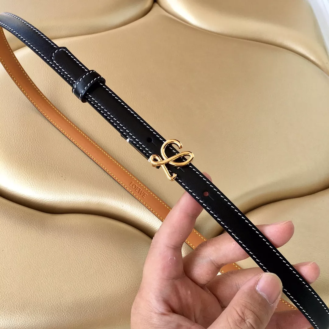 Lightweight 1255 LOEWE AAA Quality Belts In 2.0cm For Women