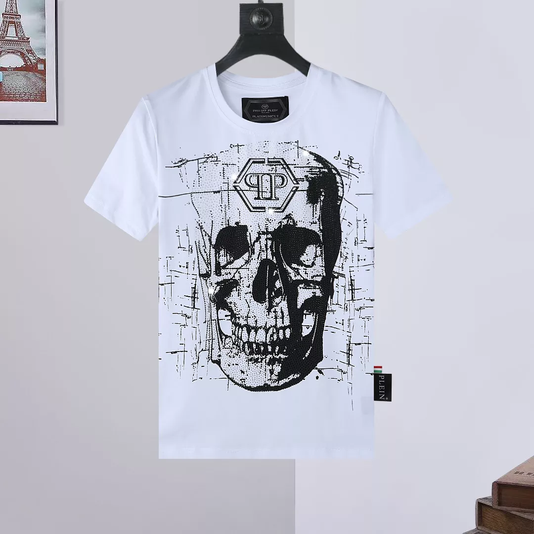 Lightweight 153 Philipp Plein PP T-Shirts Short Sleeved For Men