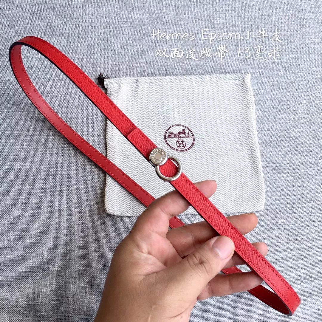 Lightweight 1765 Hermes AAA Quality Belts In 1.3cm For Women