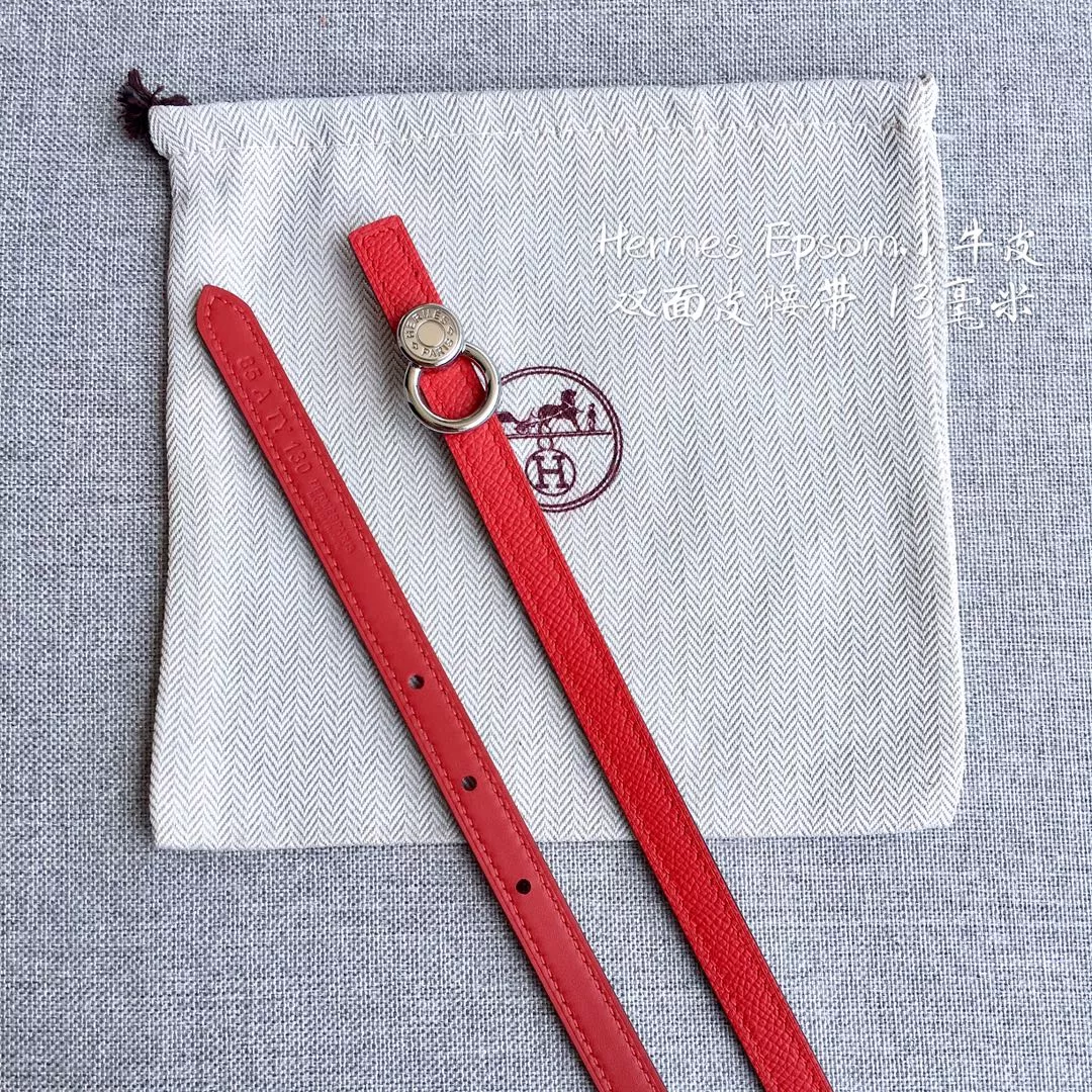 Lightweight 1765 Hermes AAA Quality Belts In 1.3cm For Women