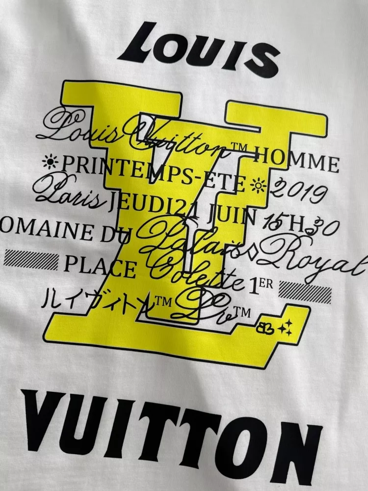 Lightweight 1836 Louis Vuitton LV T-Shirts Short Sleeved For Unisex