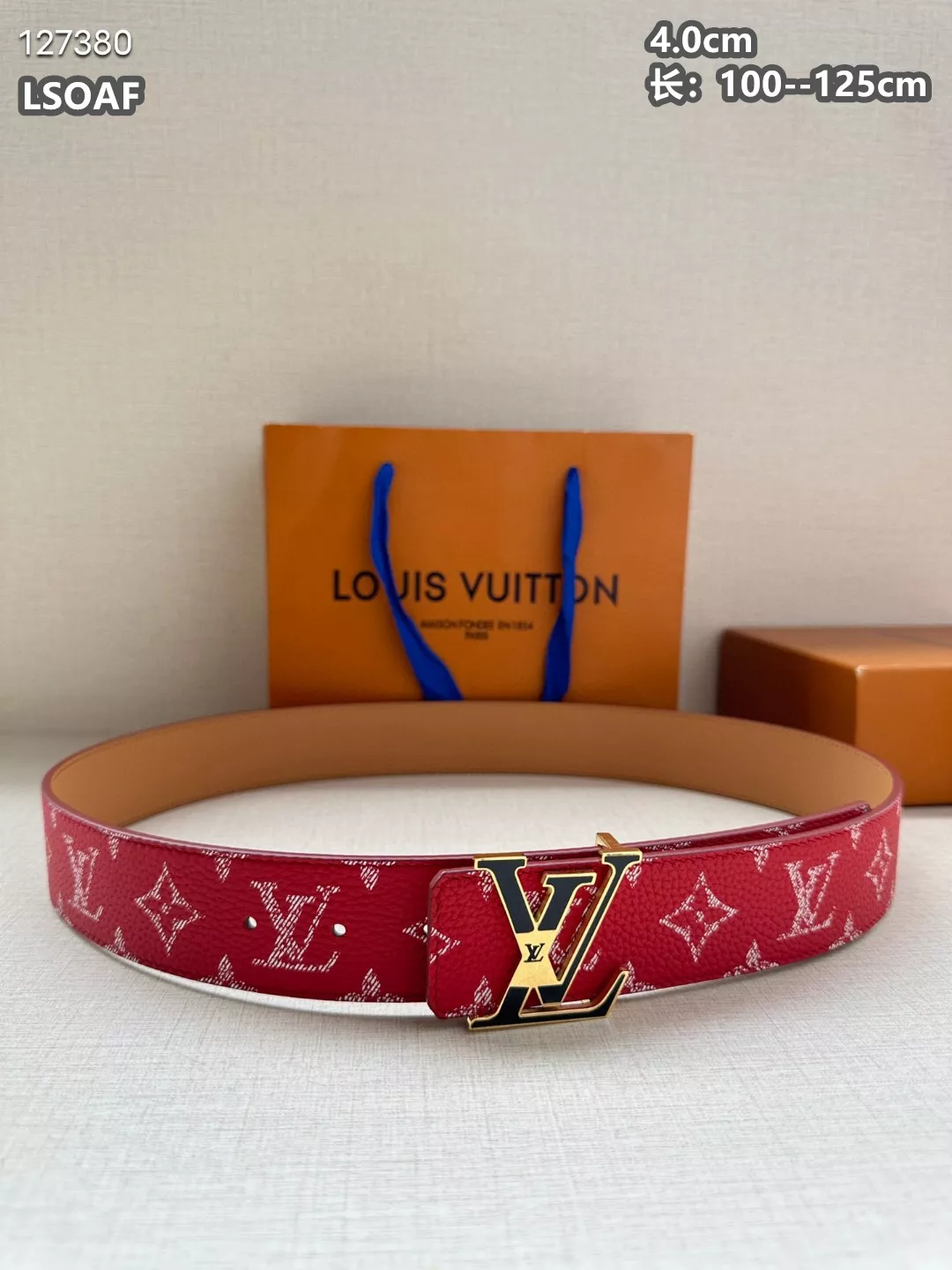 Lightweight 1986 Louis Vuitton AAA Quality Belts For Men