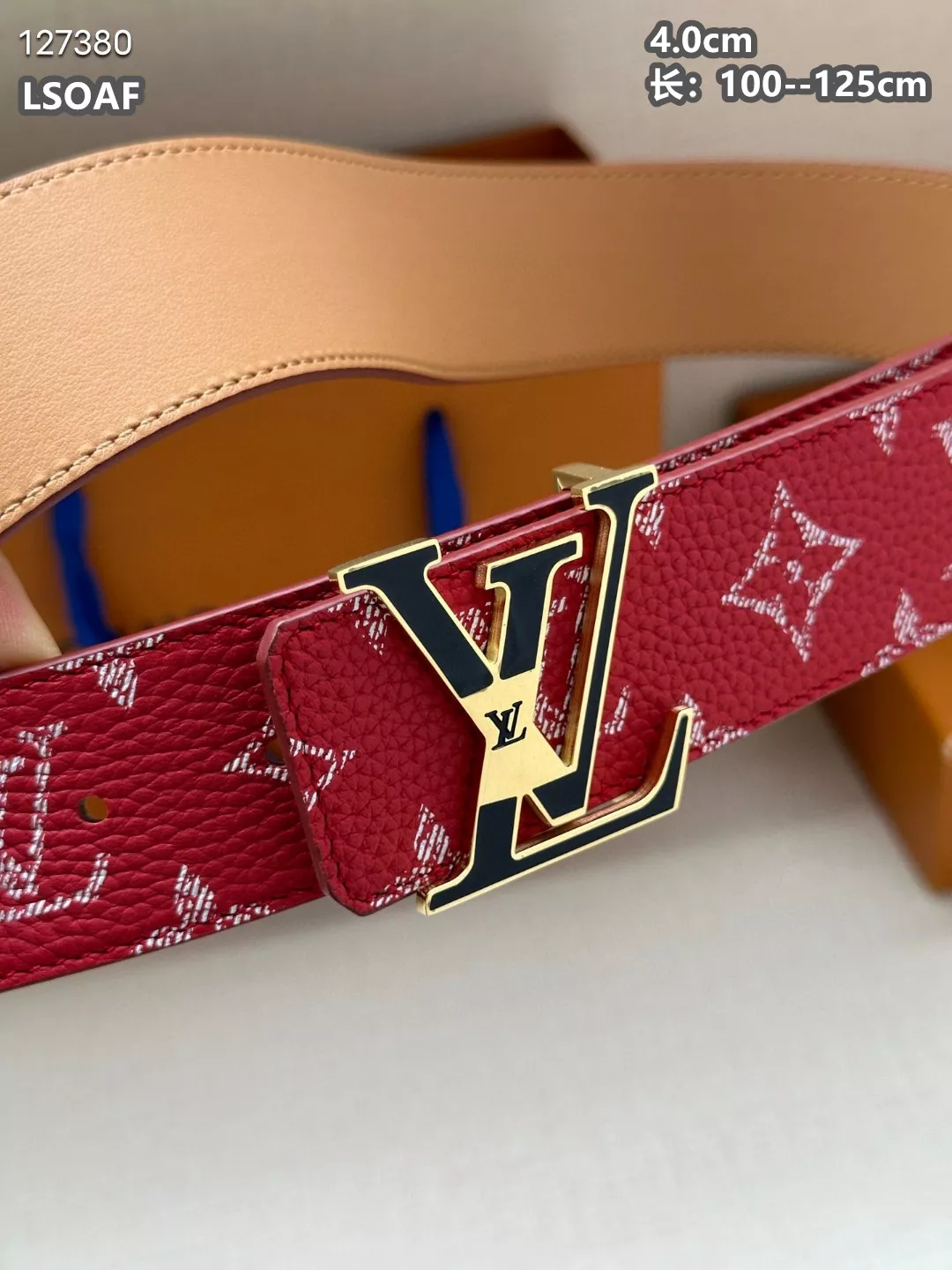 Lightweight 1986 Louis Vuitton AAA Quality Belts For Men