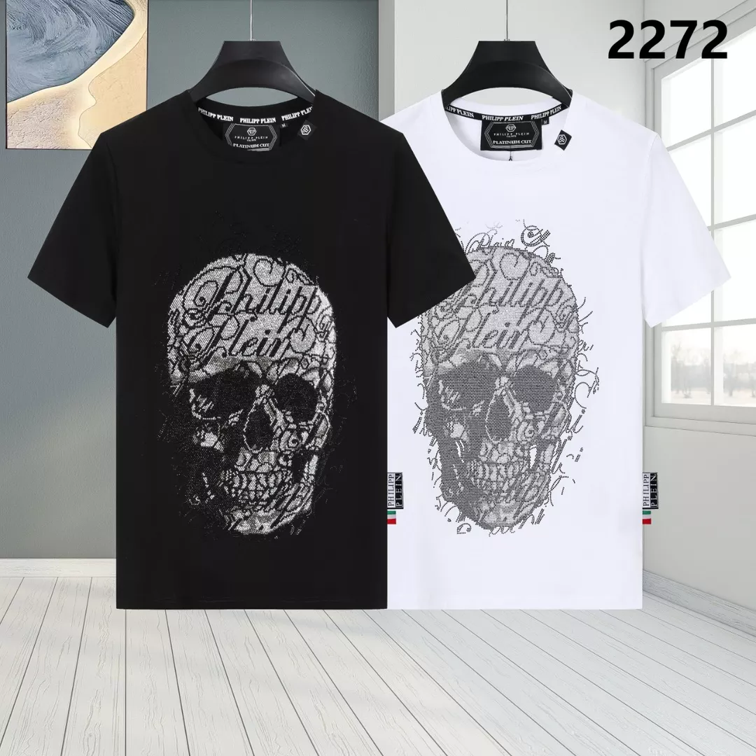Lightweight 212 Philipp Plein PP T-Shirts Short Sleeved For Men