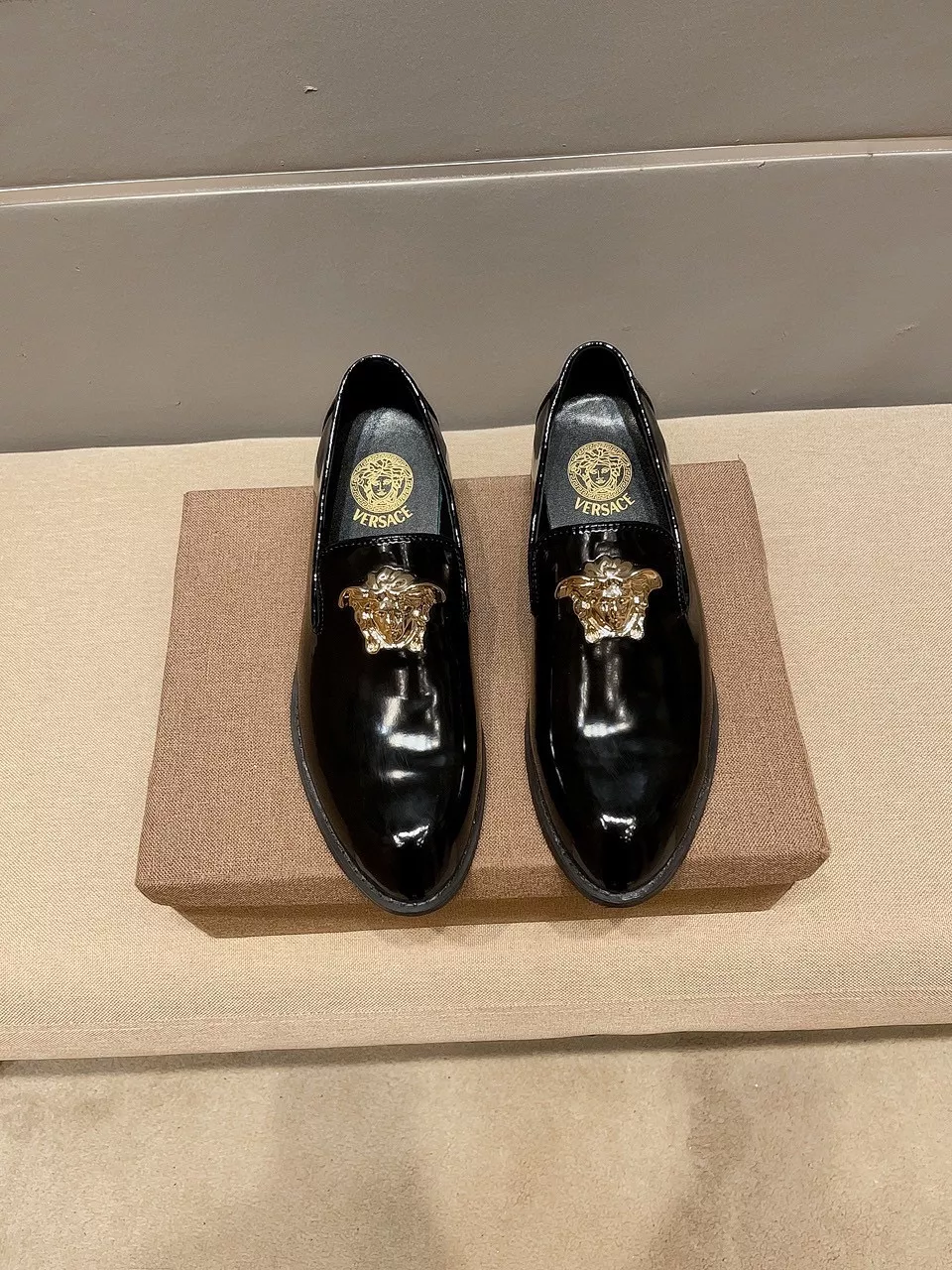 Lightweight 2211 Versace Leather Shoes For Men