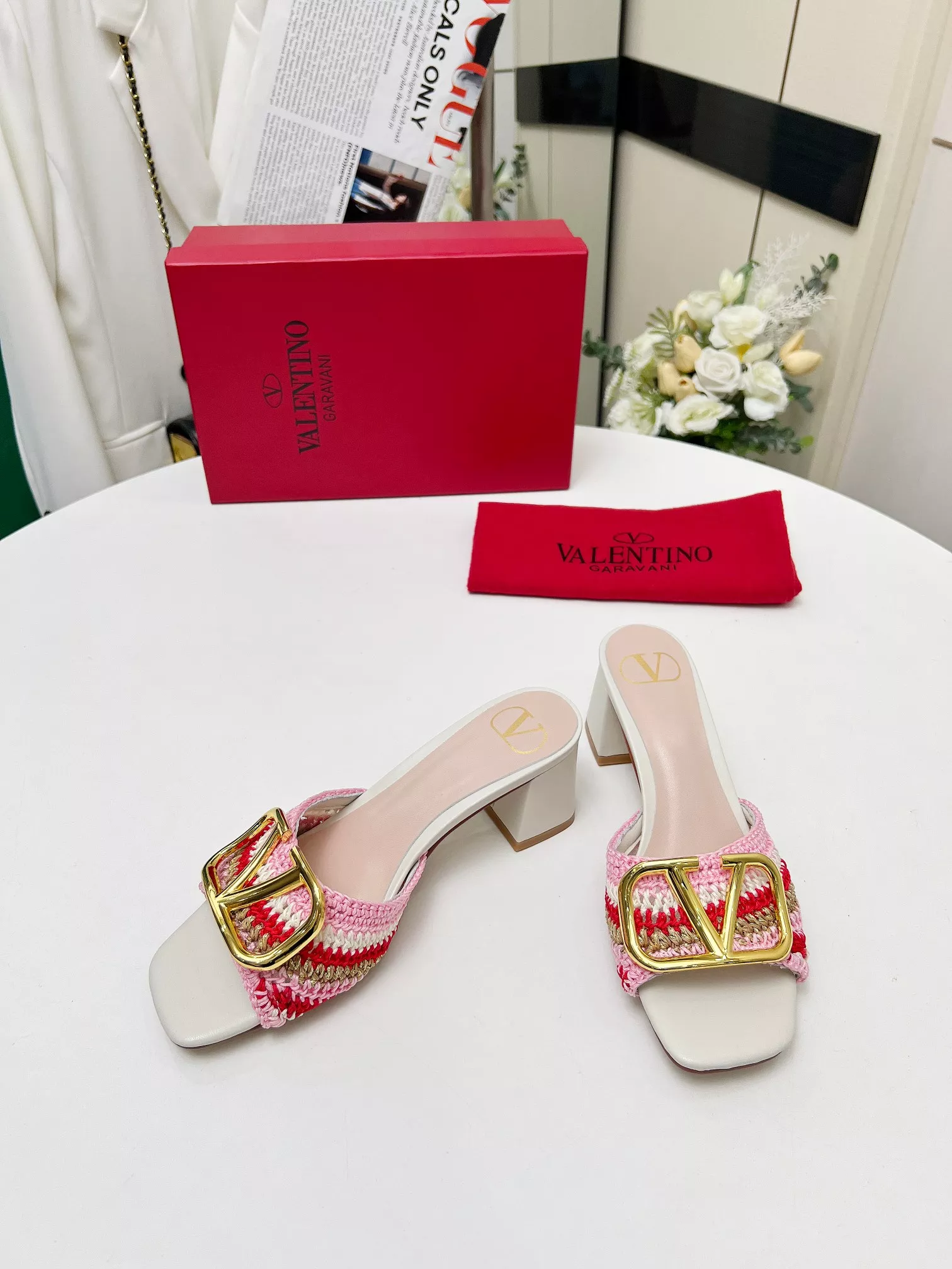 Lightweight 2268 Valentino Slippers For Women