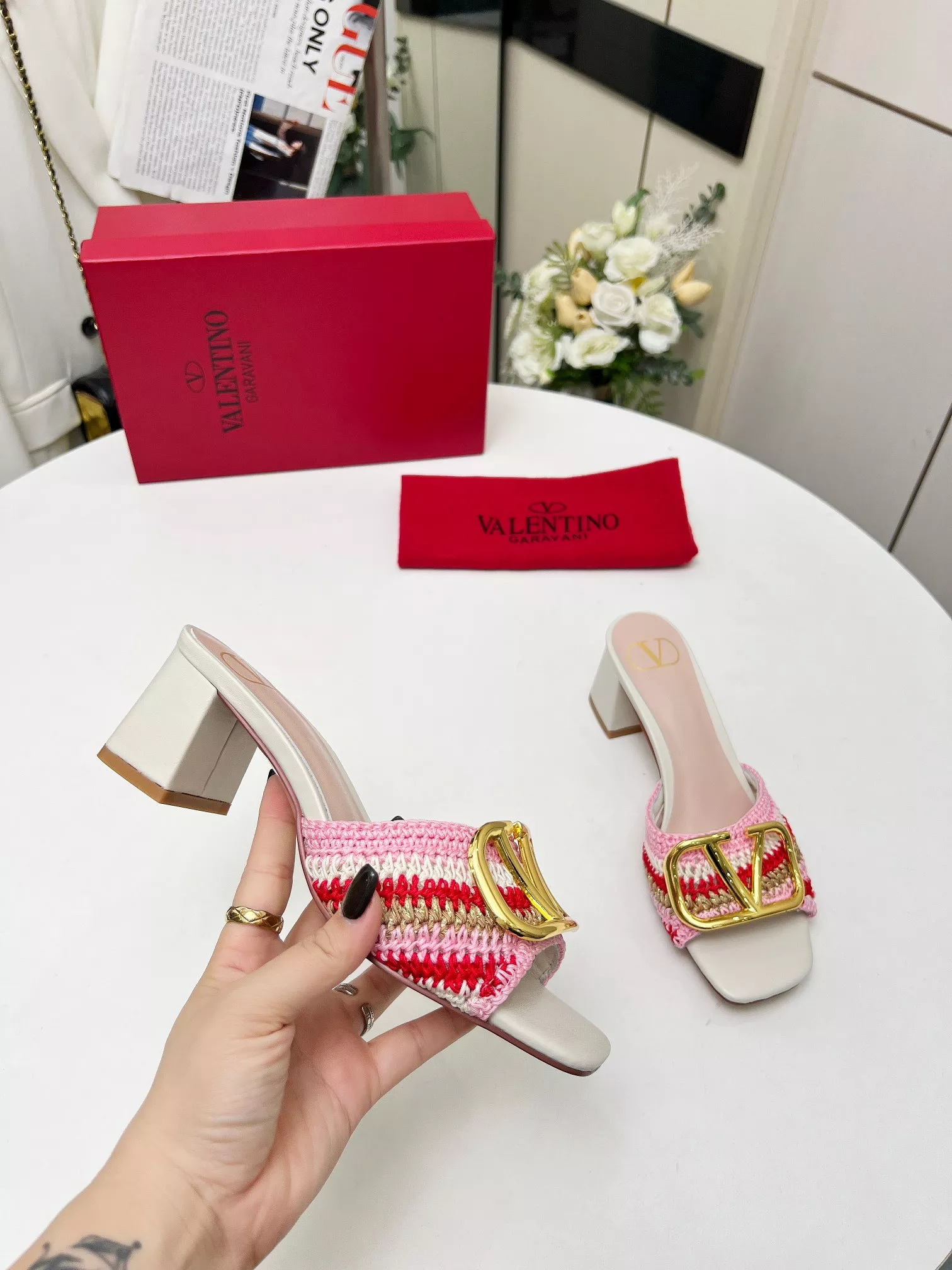 Lightweight 2268 Valentino Slippers For Women