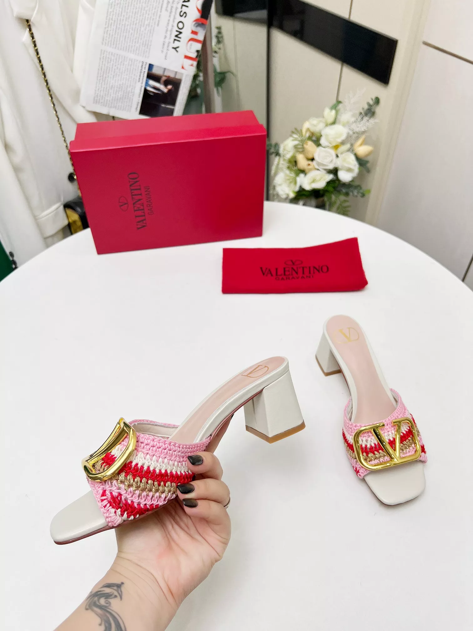 Lightweight 2268 Valentino Slippers For Women
