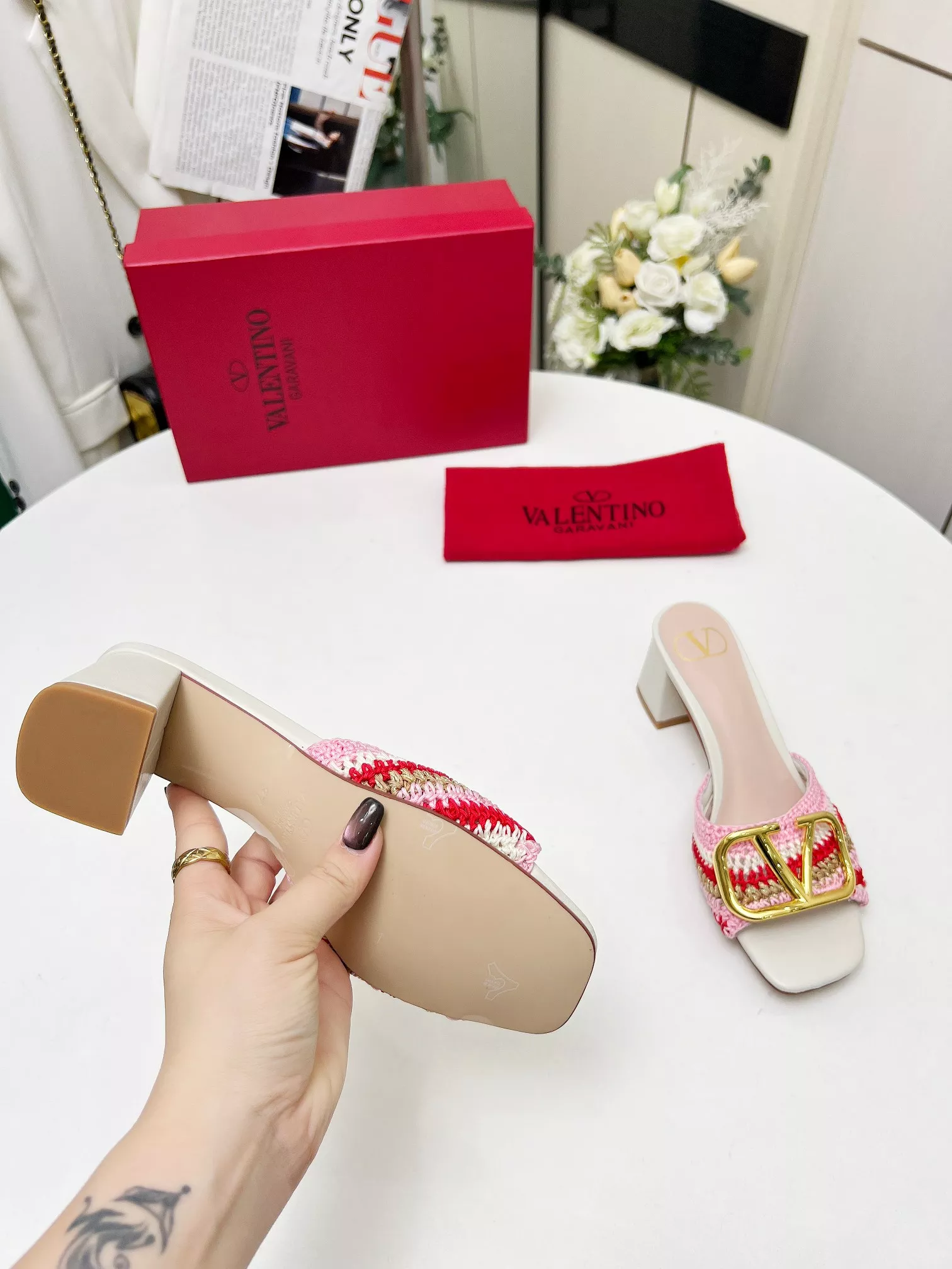 Lightweight 2268 Valentino Slippers For Women