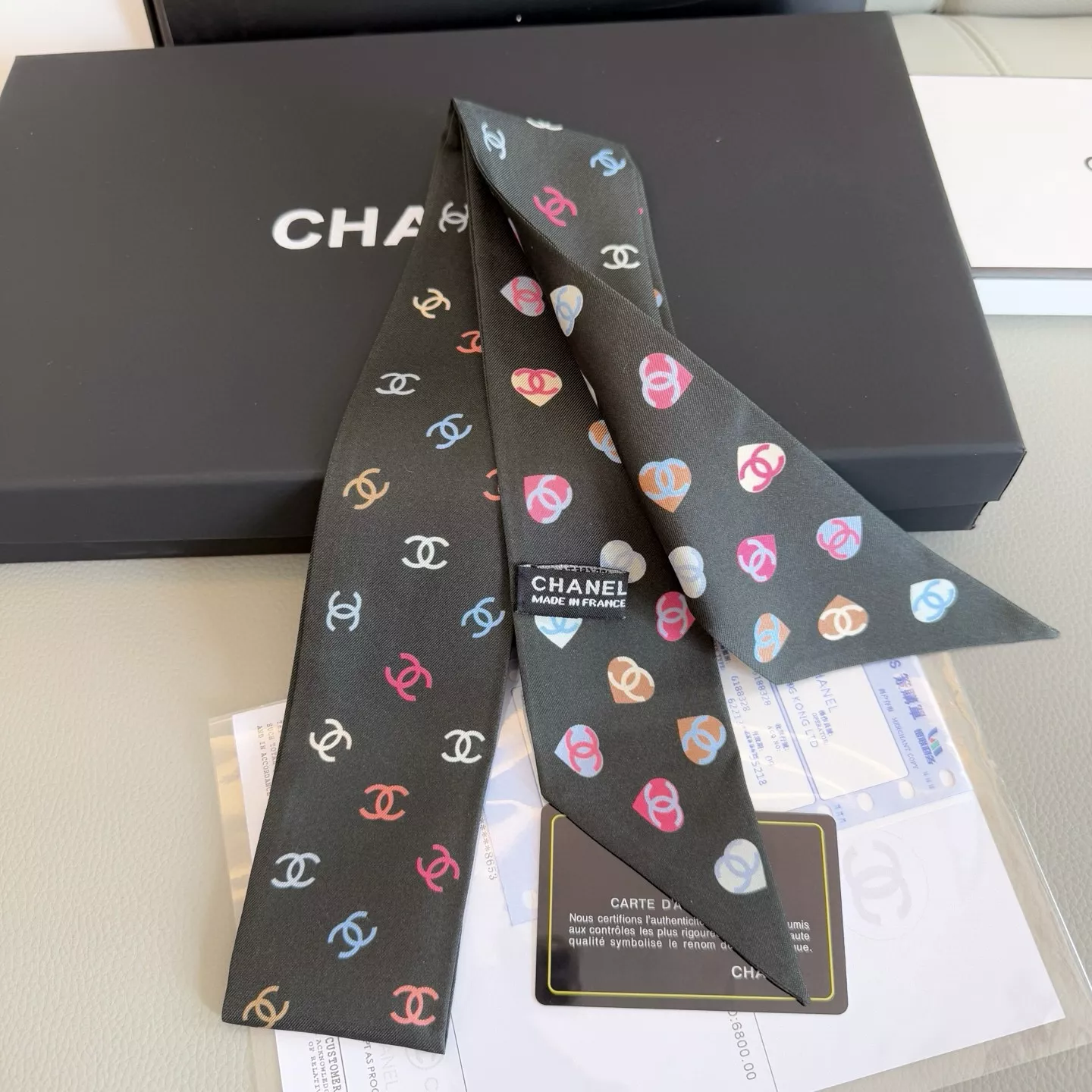 Lightweight 2281 Chanel Silk Scarf