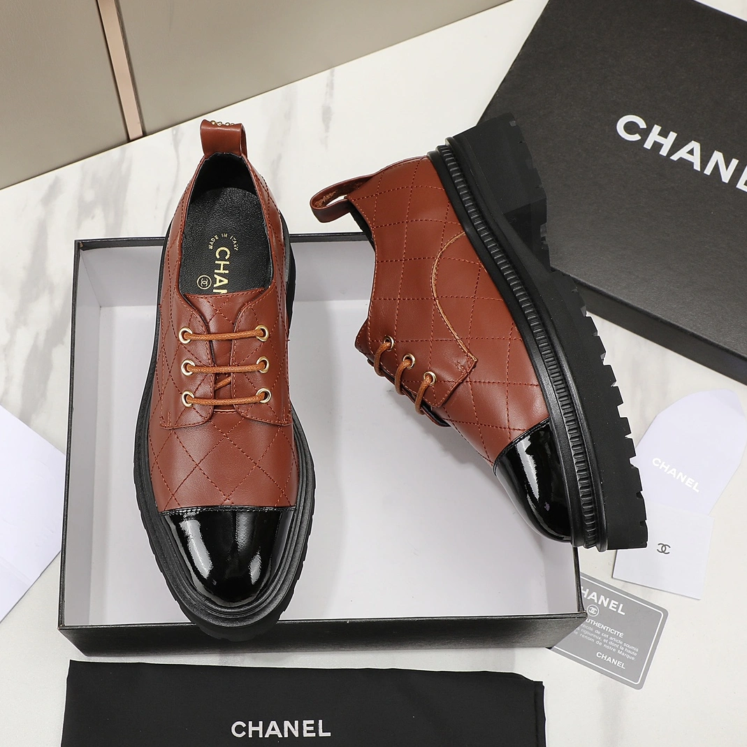 Lightweight 2398 Chanel Leather Shoes For Women